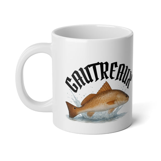20oz. Jumbo Coffee Mug- 'Gautreaux' Redfish Mug