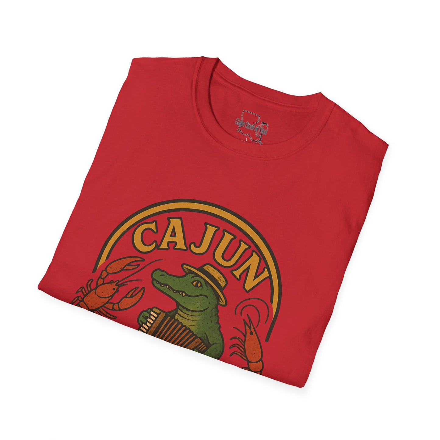 Cajun All Day T-Shirt | Unisex Softstyle Tee, Southern Pride Apparel, Louisiana Gift, Casual Wear, Unique Graphic Shirt