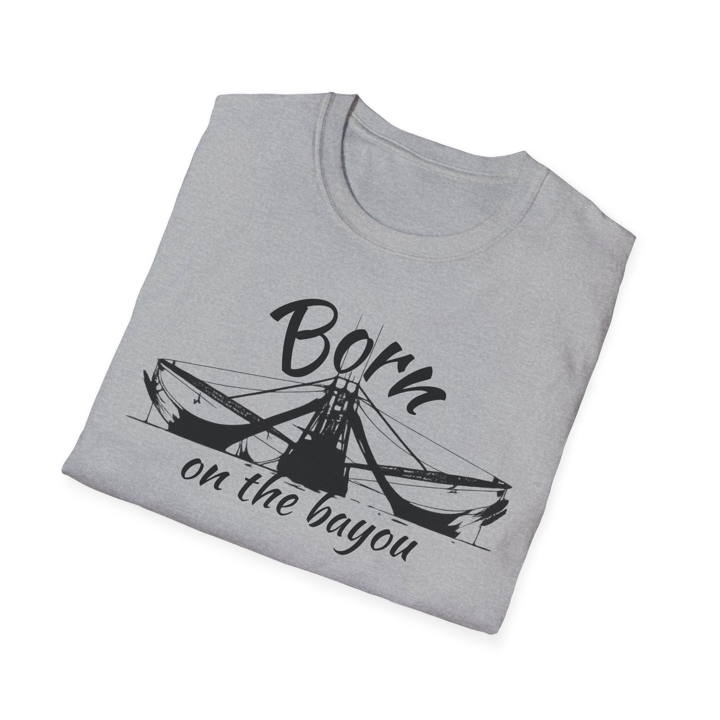 Born on the Bayou T-Shirt — Cajun Louisiana Swamp Pride Tee