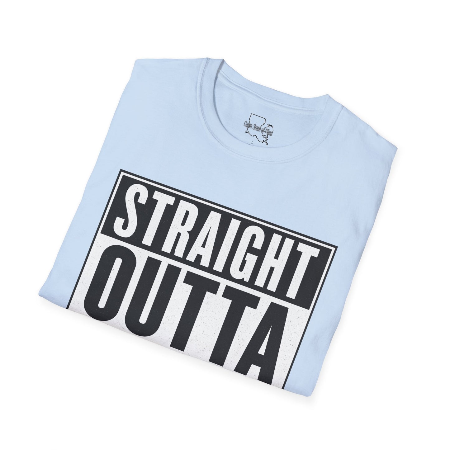 Straight Outta Montegut Unisex T-Shirt | Cool Casual Wear, Gift for Friends, Streetwear, Fun Statement Tee, Everyday Comfort