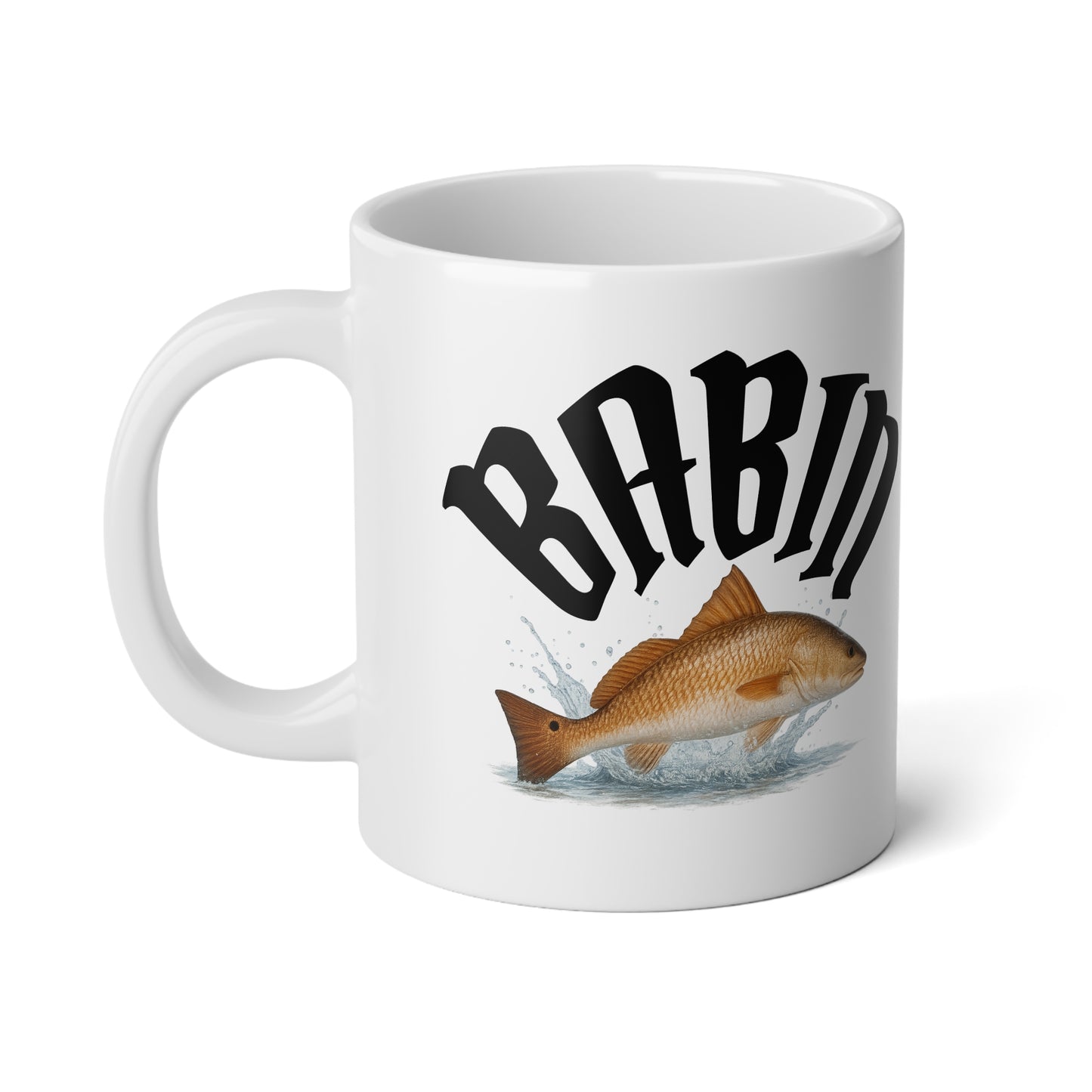 20oz Jumbo Coffee Mug — 'Babin' Redfish mug