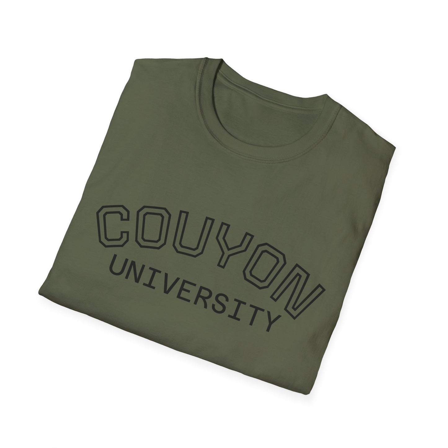 Vintage Graphic T-Shirt, Couyon University Tee, Unisex College Apparel, Casual Everyday Wear, Gifts for Students, Graduation Shirts