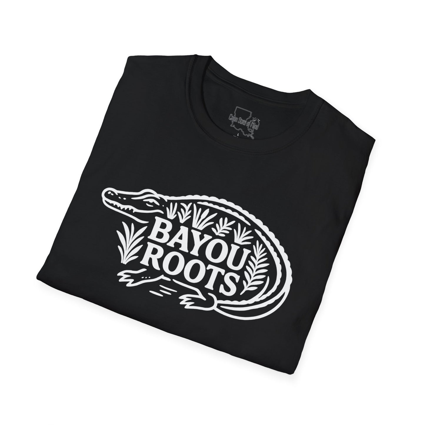 Bayou Roots Unisex Softstyle T-Shirt - Casual Wear, Gift for Nature Lovers, Louisiana Style Tee, Outdoorsy Apparel, Eco-Friendly Fashion