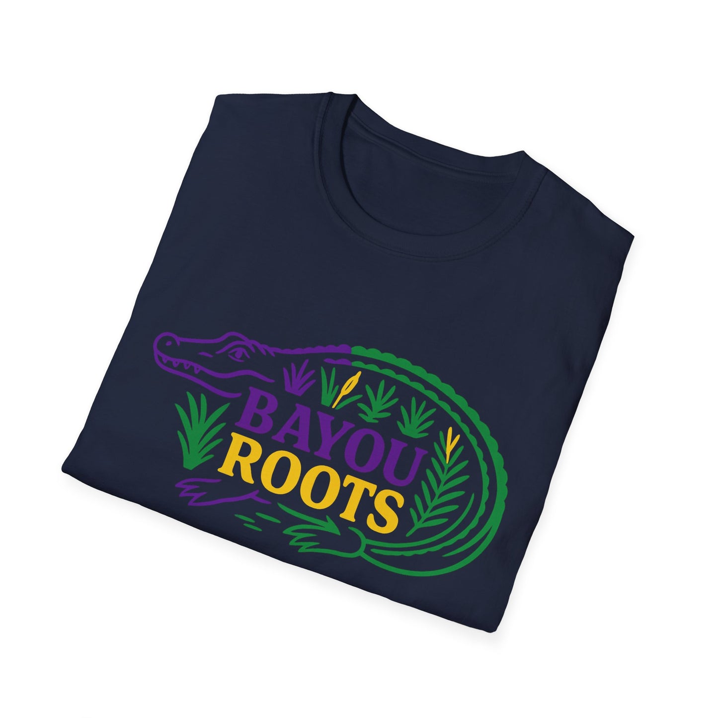 Bayou Roots Alligator T-Shirt — Louisiana Cajun Pride Tee