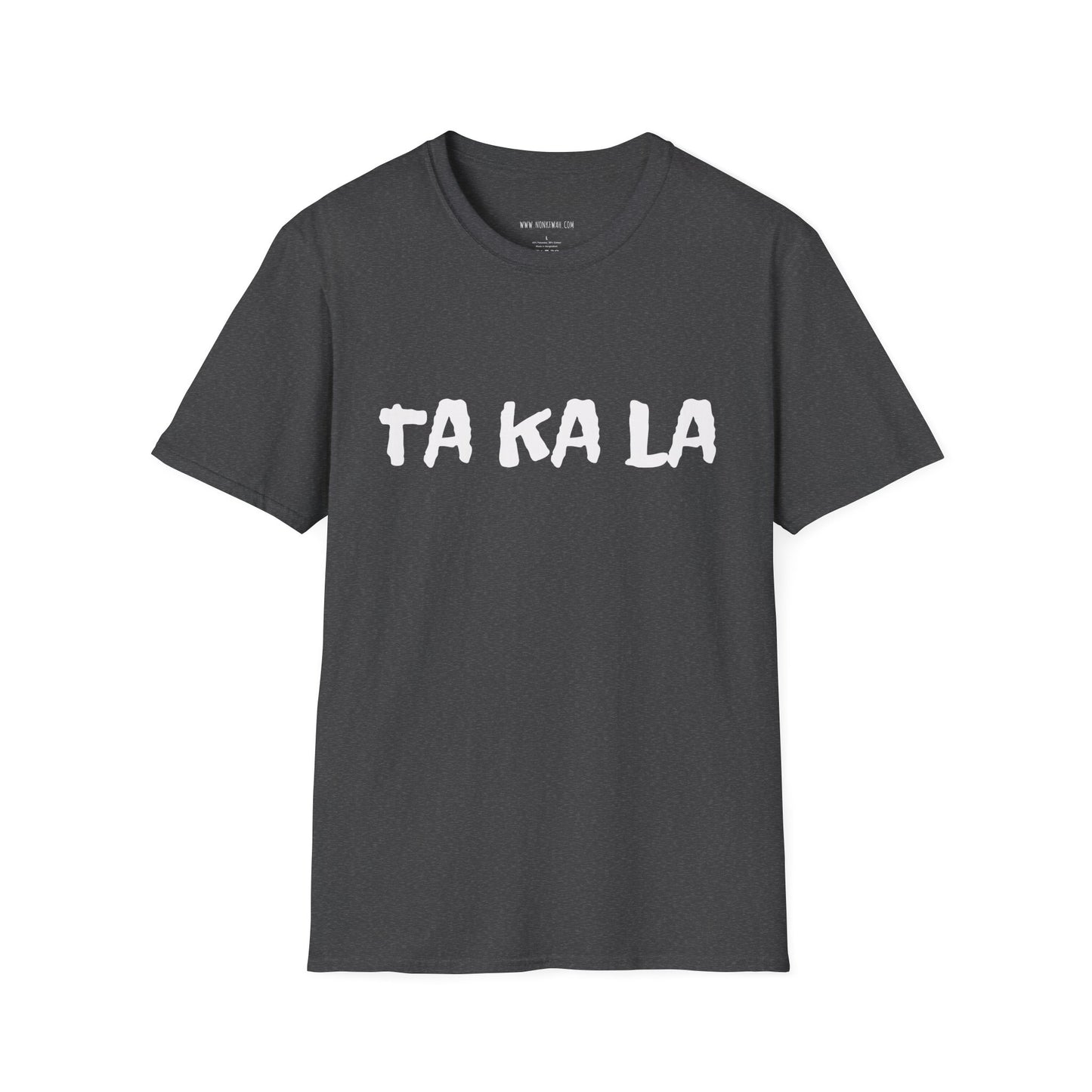 TA KA LA Minimalist Text Tee