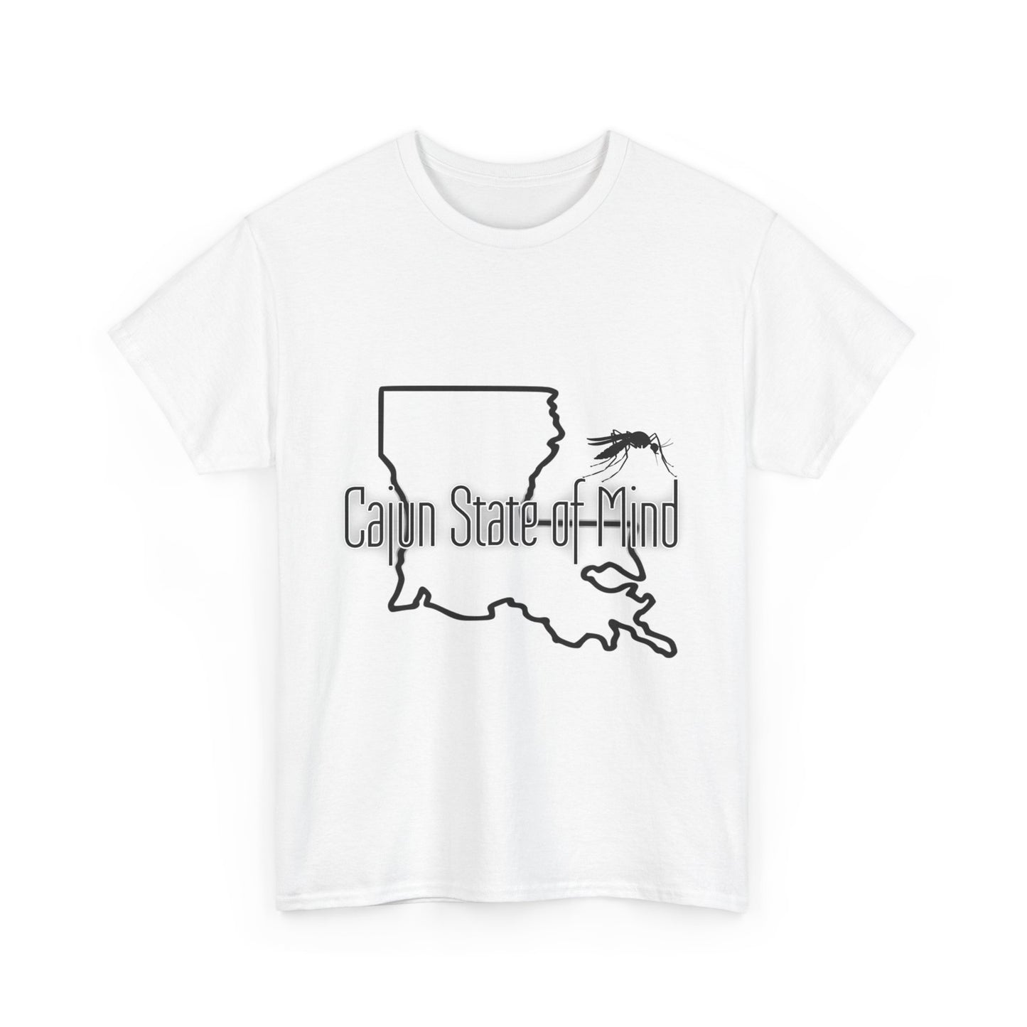 Cajun State of Mind Tee, Louisiana Pride T-Shirt, Southern Style Top, Gift for Locals, Casual Everyday Wear, Unisex Cotton Tee