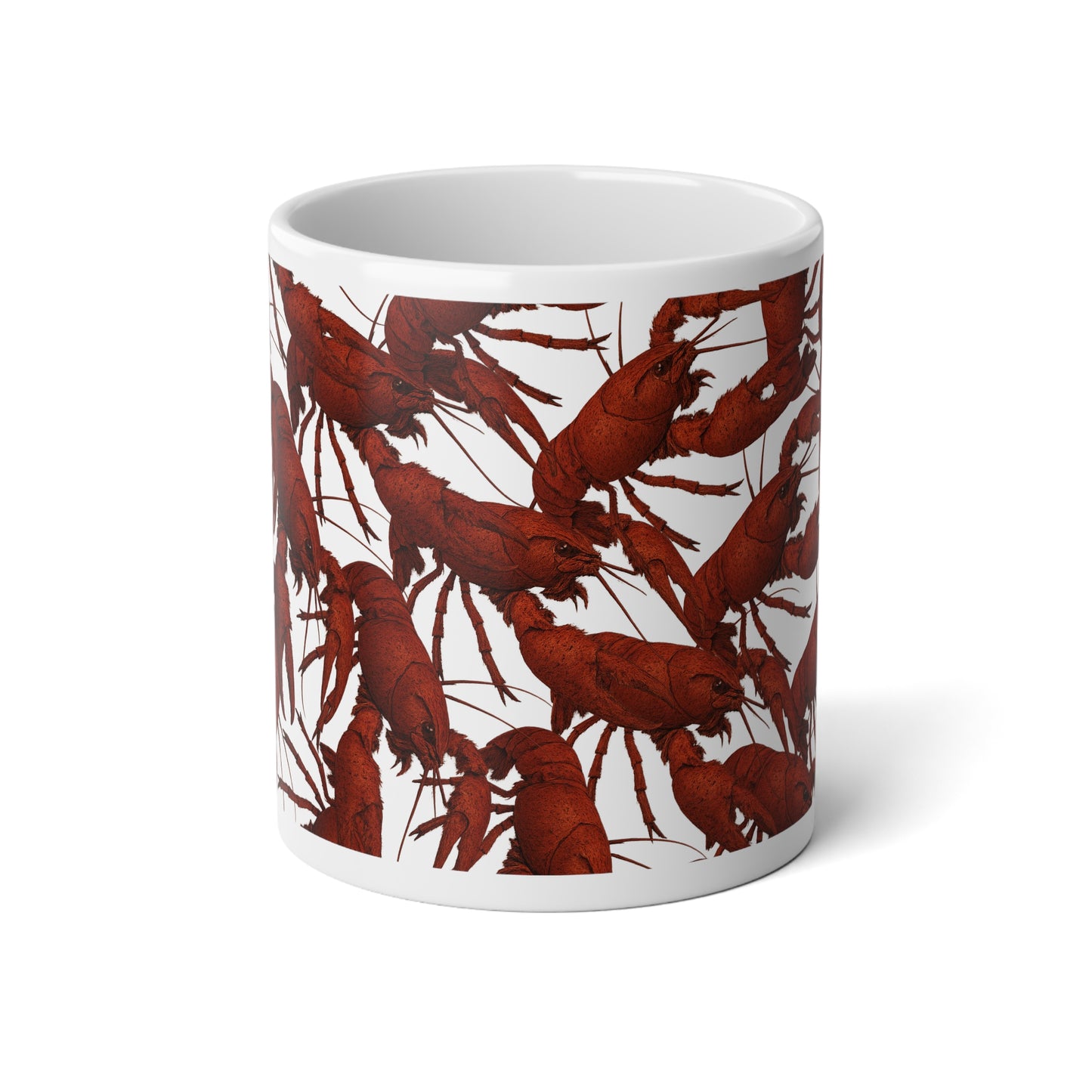 20oz Jumbo coffee Mug — Crawfish Pattern Coffee Cup