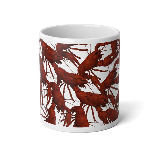 20oz Jumbo coffee Mug — Crawfish Pattern Coffee Cup